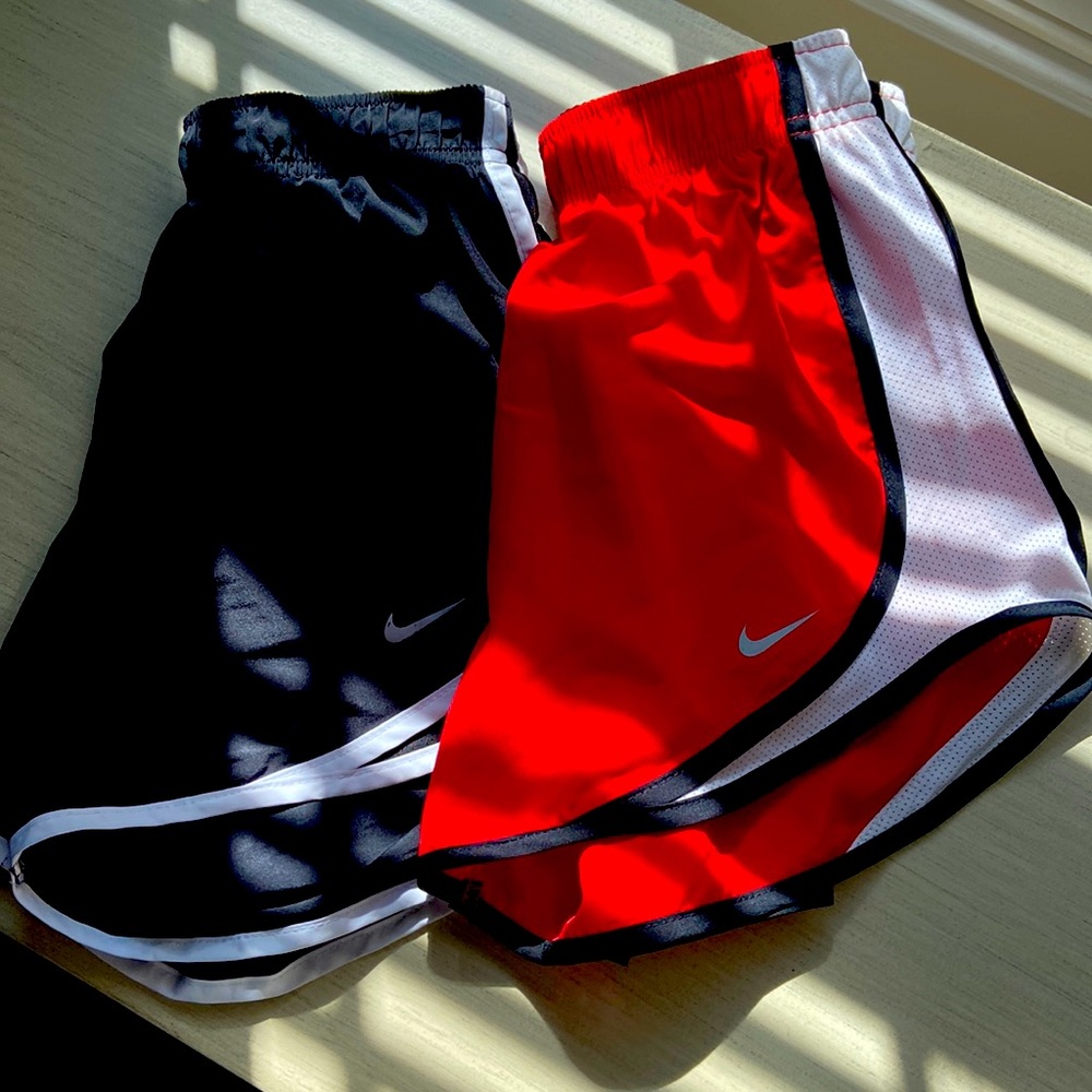 2 pairs of bike dry fit womens shorts. Size extra small, excellent condition